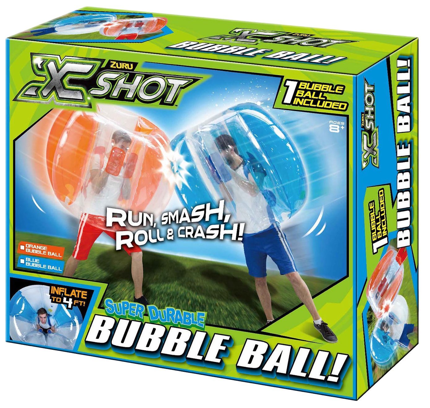 Amazon.com : Zuru X-Shot Super Durable Human 4' Bubble Ball